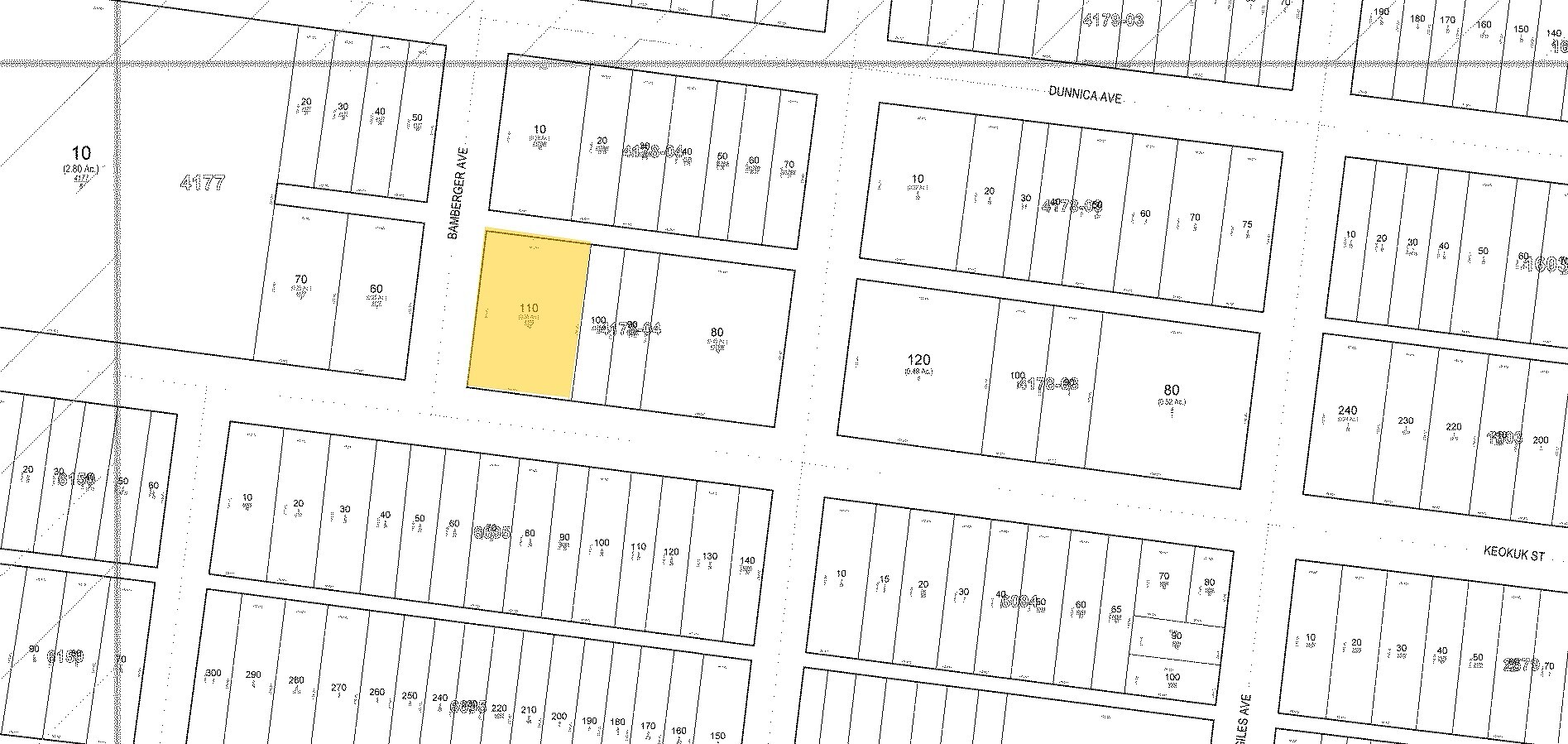 3858 Bamberger Ave, Saint Louis, MO à vendre Plan cadastral- Image 1 de 2