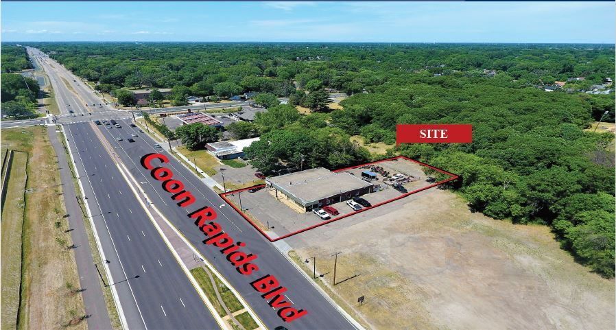 1449 Coon Rapids Blvd NW, Coon Rapids, MN for sale - Aerial - Image 2 of 3