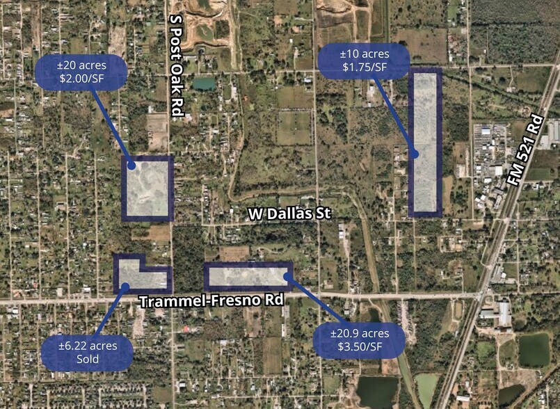 0 W Dallas Rd, Fresno, TX for sale - Building Photo - Image 2 of 3