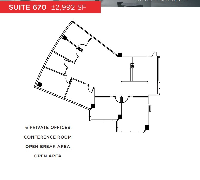 4 Hutton Centre Dr, Santa Ana, CA à louer Plan d  tage- Image 1 de 1