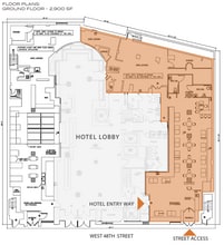 234 W 48th St, New York, NY for lease Floor Plan- Image 1 of 7
