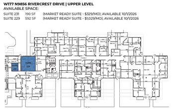 W177N9856-W178 N9912 Rivercrest Dr, Germantown, WI for lease Floor Plan- Image 1 of 1