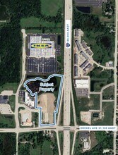 NWC Drexel Ave, Oak Creek, WI - AÉRIEN  Vue de la carte