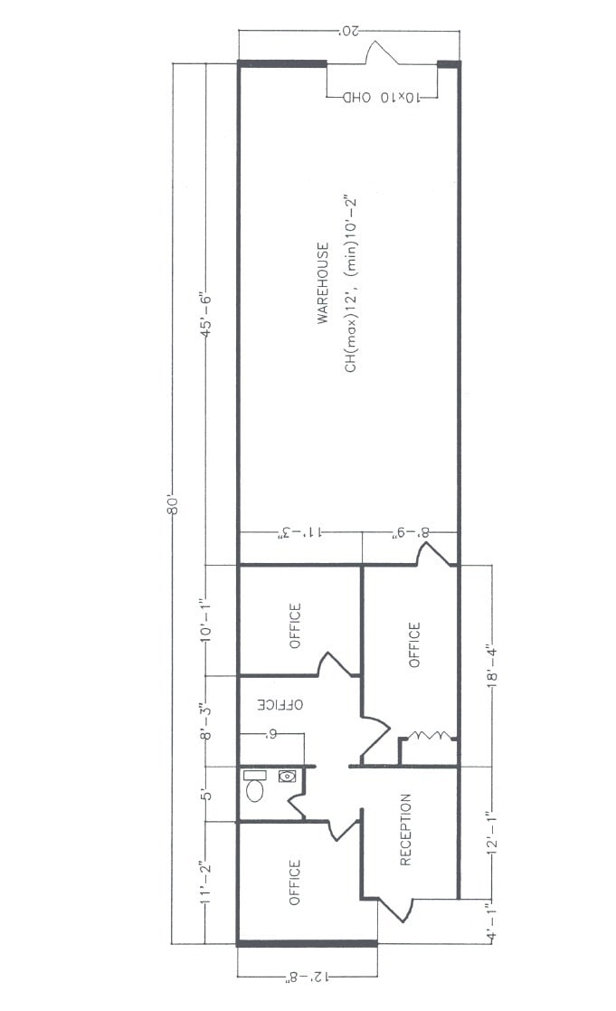 2123 S Priest Dr, Tempe, AZ for lease Floor Plan- Image 1 of 3