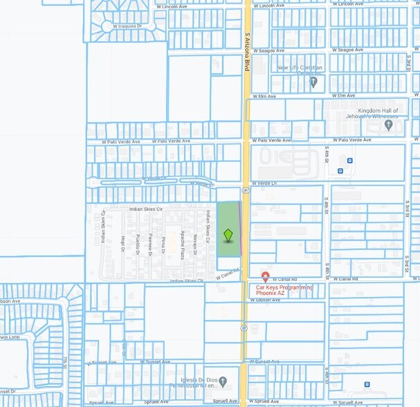 1000 S Arizona Blvd, Coolidge, AZ for sale - Plat Map - Image 2 of 2