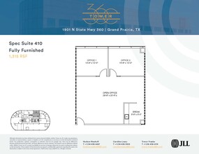 1901 N State Highway 360, Grand Prairie, TX à louer Plan d  tage- Image 1 de 1