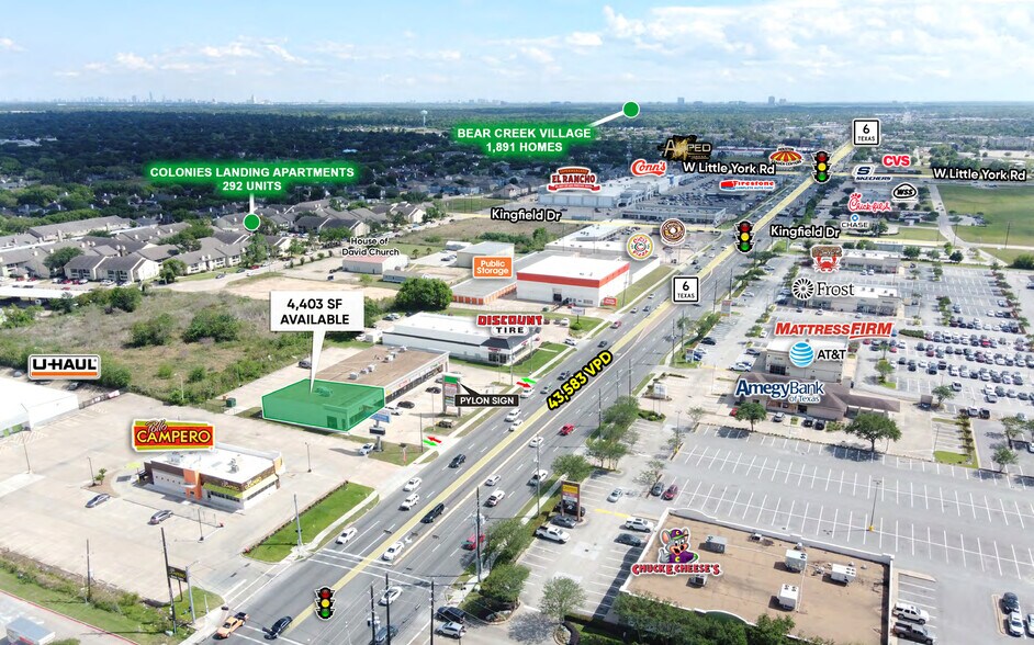 6608 Highway 6 N, Houston, TX à louer - Photo du bâtiment - Image 3 de 3