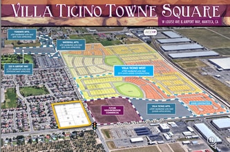 Louise Avenue, Manteca, CA - AERIAL  map view