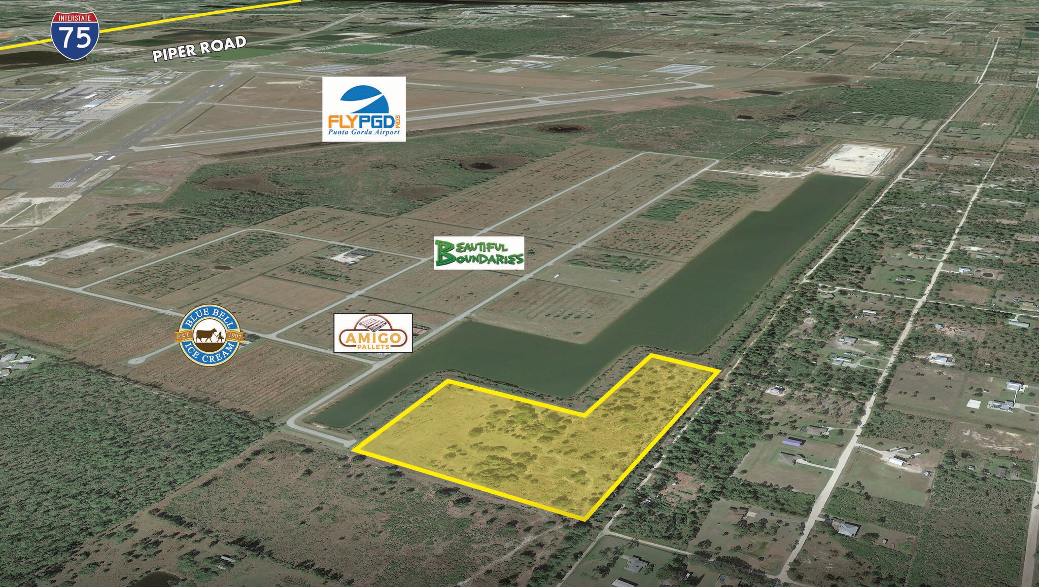 8432-8498 Woodward Rd, Punta Gorda, FL à vendre Aérien- Image 1 de 8