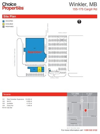 More details for 155 Cargill Rd, Winkler, MB - Retail for Lease