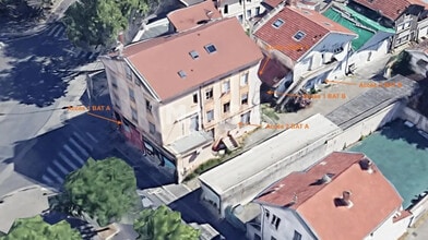 Lyon - Aerial  map view