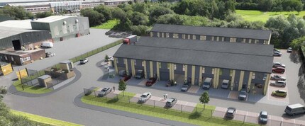 Greenside Way, Manchester, GTM - AÉRIEN  Vue de la carte