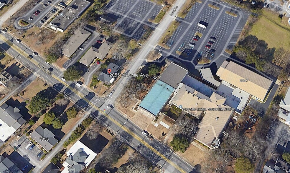 2055 Vineville Ave, Macon-Bibb, GA for sale - Aerial - Image 3 of 3