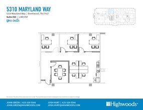 5410 Maryland Way, Brentwood, TN for lease Floor Plan- Image 1 of 1