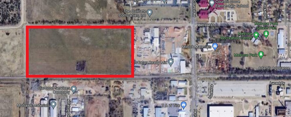 Council Road and Melrose Ave, Oklahoma City, OK for sale Primary Photo- Image 1 of 2