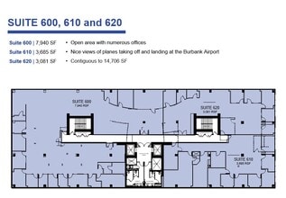 2550 N Hollywood Way, Burbank, CA à louer Plan d’étage- Image 1 de 1