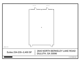 2645 N Berkeley Lake Rd, Duluth, GA for lease Site Plan- Image 1 of 1