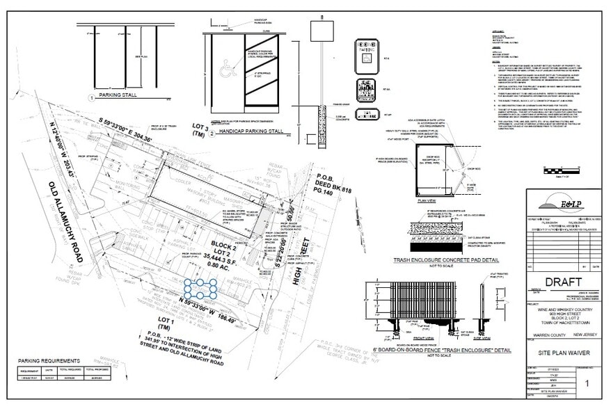 903 High St, Hackettstown, NJ for lease - Plat Map - Image 3 of 25