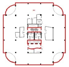 1400 Blair Towers Pl, Ottawa, ON à louer Plan d’étage- Image 1 de 1