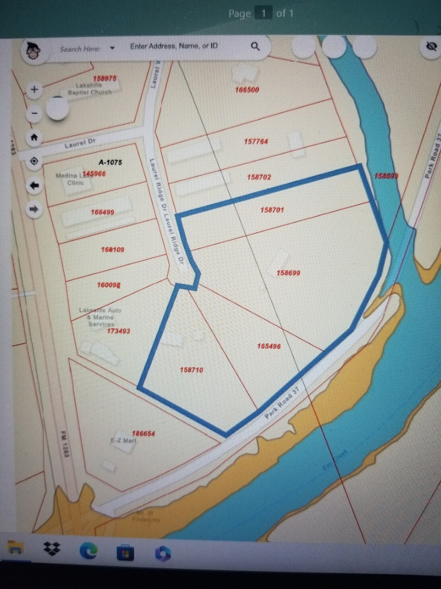 Park Rd. 37 and FM 1283, Lakehills, TX à vendre Photo du bâtiment- Image 1 de 18