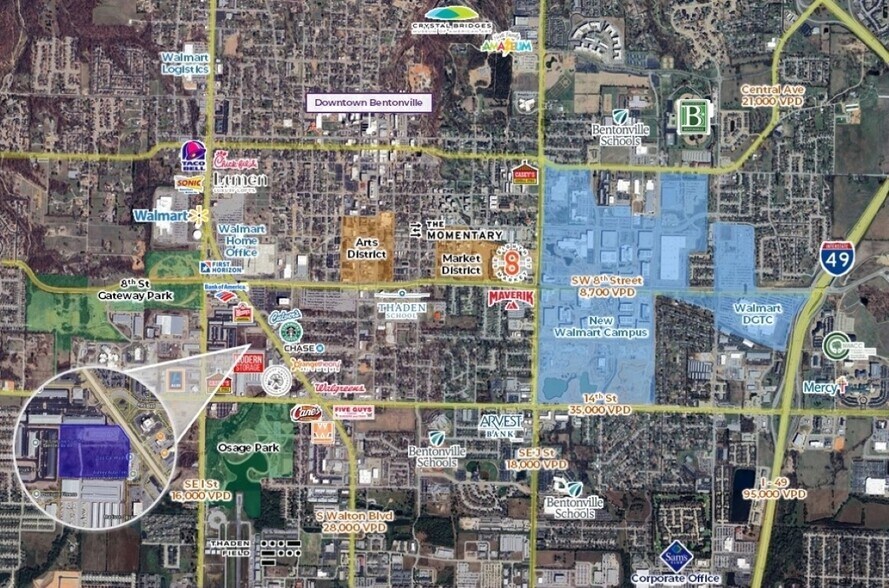 1002 S Walton Blvd, Bentonville, AR for sale - Building Photo - Image 2 of 3