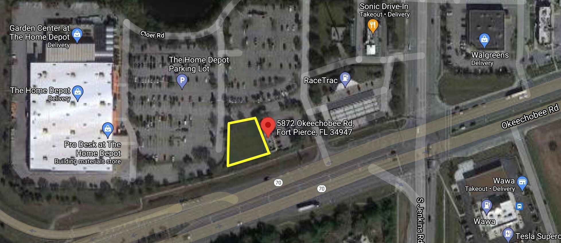 5872 Okeechobee Rd, Fort Pierce, FL à vendre Photo principale- Image 1 de 9