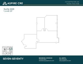 770 S Post Oak Ln, Houston, TX for lease Floor Plan- Image 1 of 2