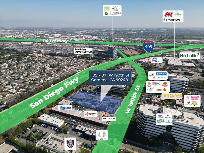 1051-1071 W 190th St portefeuille de 3 propriétés à vendre sur LoopNet.ca - Aérien - Image 3 de 6