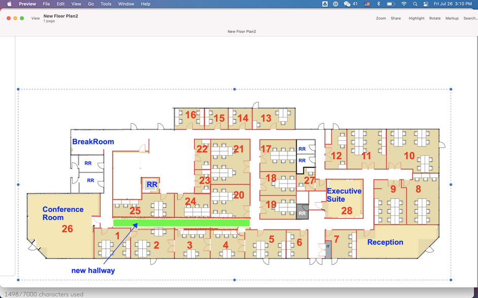 2700 E Chandler Ave, Las Vegas, NV for lease - Typical Floor Plan - Image 1 of 33