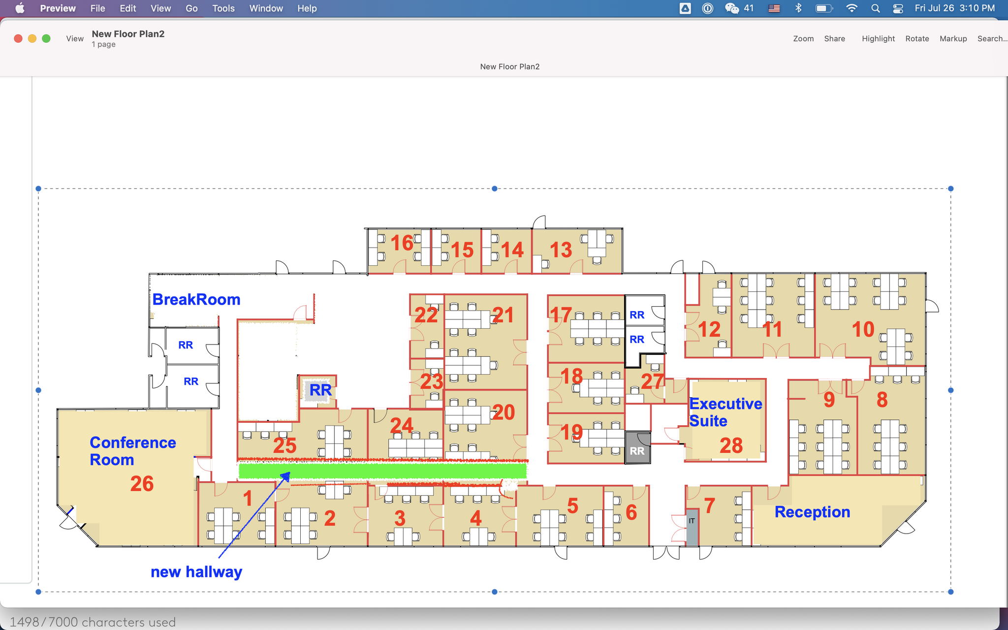 2700 E Chandler Ave, Las Vegas, NV for lease Typical Floor Plan- Image 1 of 34