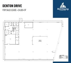 13840 Denton Dr, Farmers Branch, TX à vendre Plan d’étage- Image 1 de 1