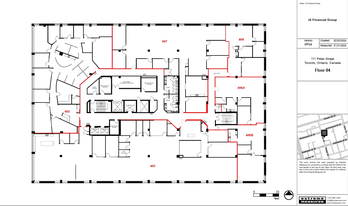 111 Peter St, Toronto, ON for lease Floor Plan- Image 1 of 1