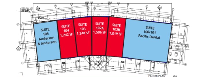 3980 W Florida Ave, Hemet, CA for lease Floor Plan- Image 1 of 1