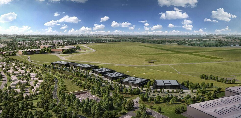 16 Skimmingdish Ln, Launton à louer - Aérien - Image 3 de 3