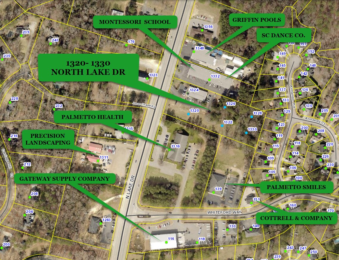 1324 N Lake Dr, Lexington, SC à louer Aérien- Image 1 de 2