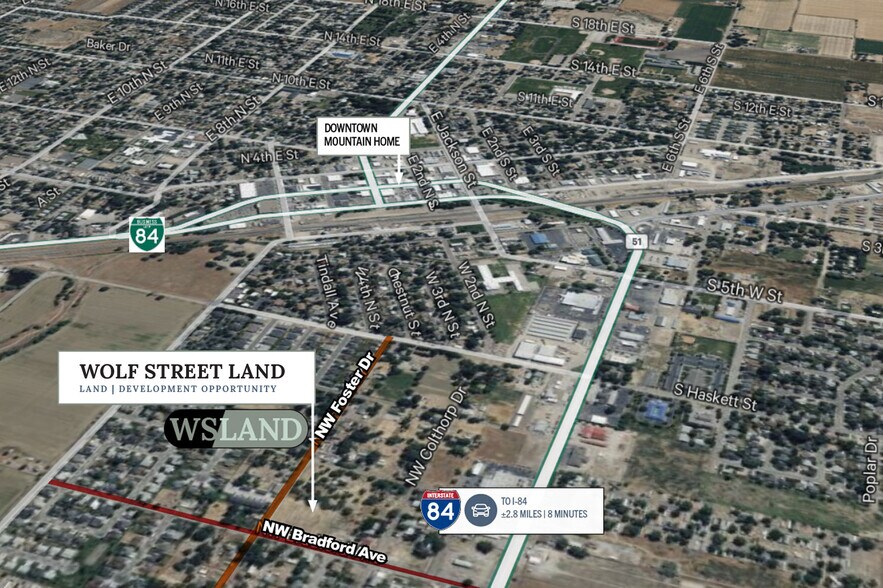 973 Foster Ave, Mountain Home, ID à vendre - Photo du bâtiment - Image 2 de 4