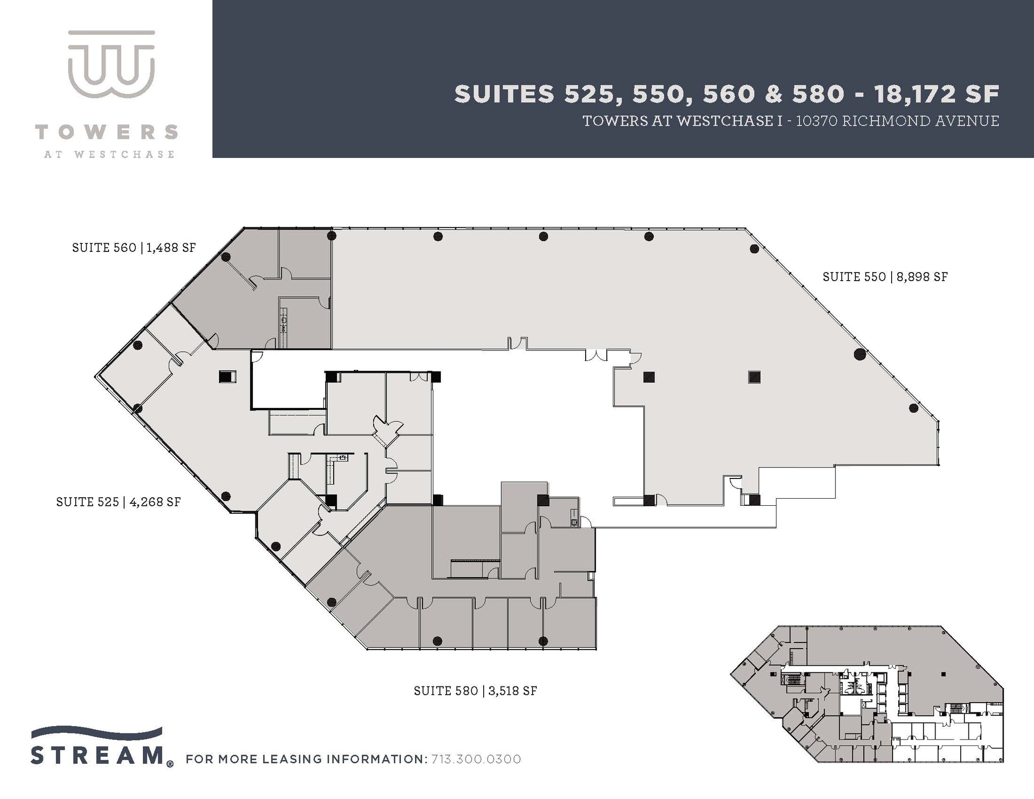 10370 Richmond Ave, Houston, TX for lease Floor Plan- Image 1 of 3