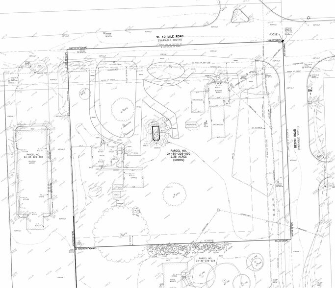 25815 W 10 Mile Rd, Southfield, MI à vendre - Plan cadastral - Image 2 de 2