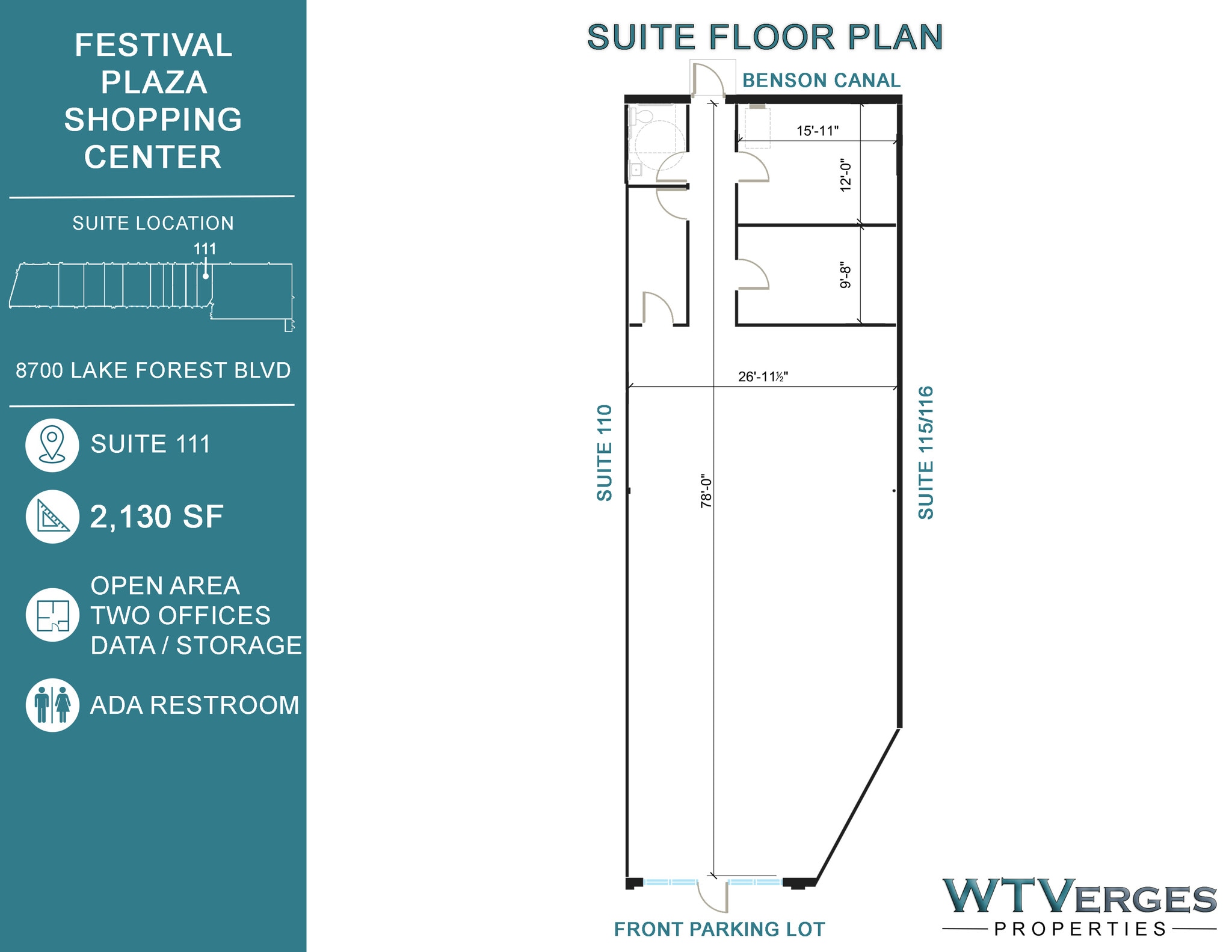 8700 Lake Forest Blvd, New Orleans, LA for lease Floor Plan- Image 1 of 2