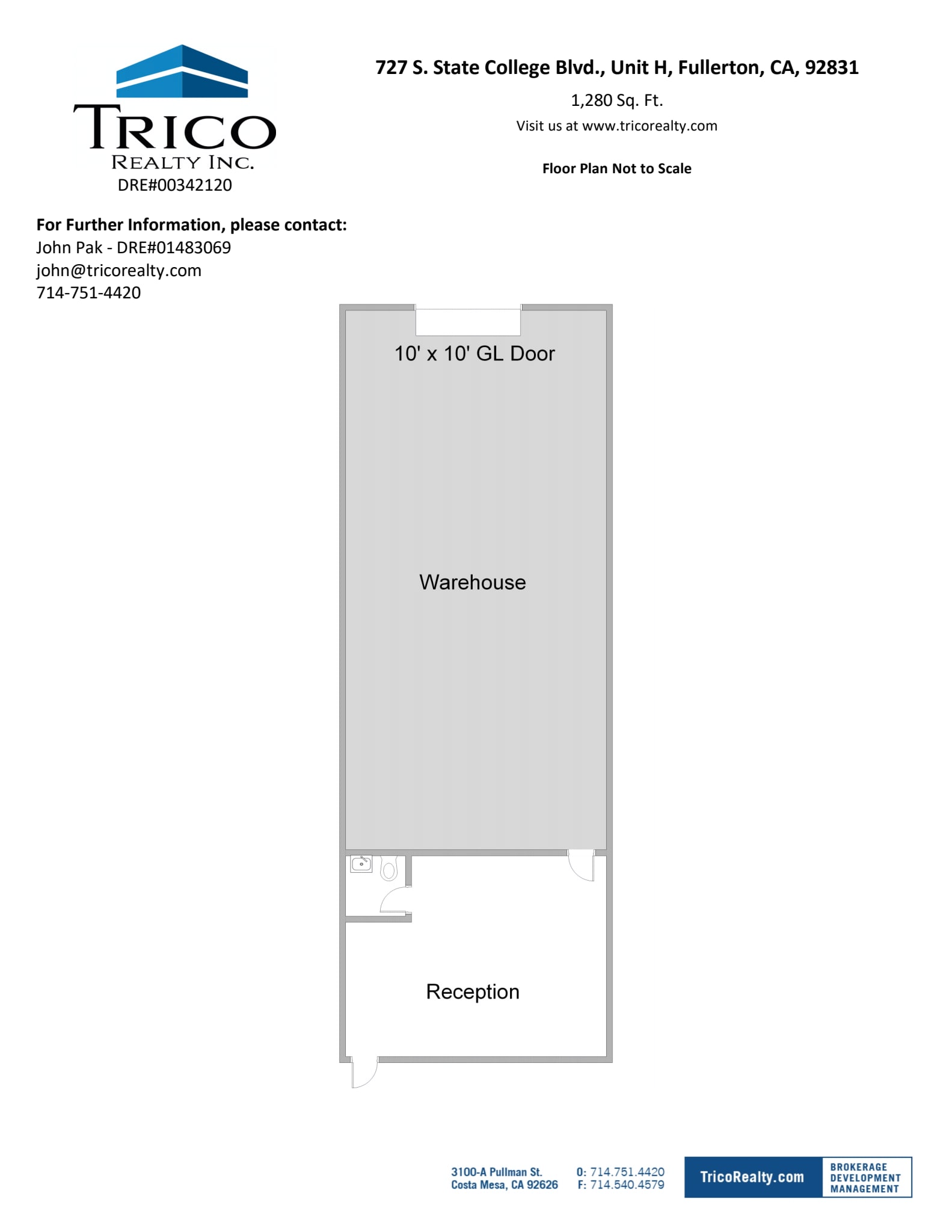 667-759 S State College Blvd, Fullerton, CA à louer Plan d’étage- Image 1 de 1