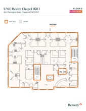 6011 Farrington Rd, Chapel Hill, NC à louer Plan d’étage- Image 1 de 1