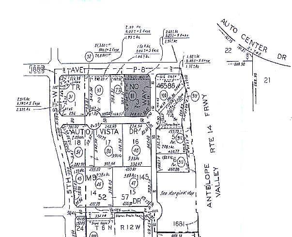 401 Auto Vista Dr, Palmdale, CA à louer - Plan cadastral - Image 3 de 73