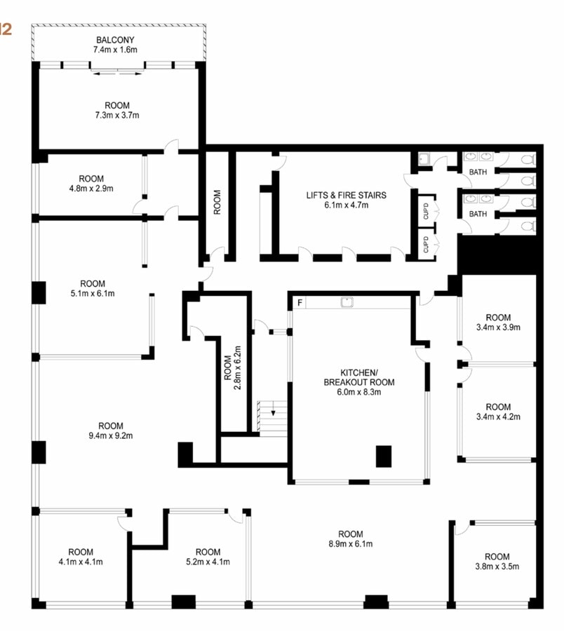 121 Walker St, North Sydney, NSW 2060 - Unit Lot 59 -  - Floor Plan - Image 1 of 4