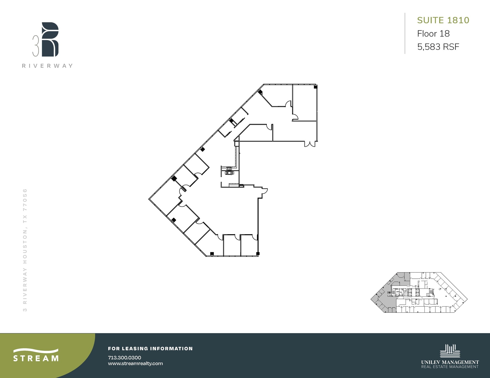 3 Riverway, Houston, TX for lease Floor Plan- Image 1 of 1