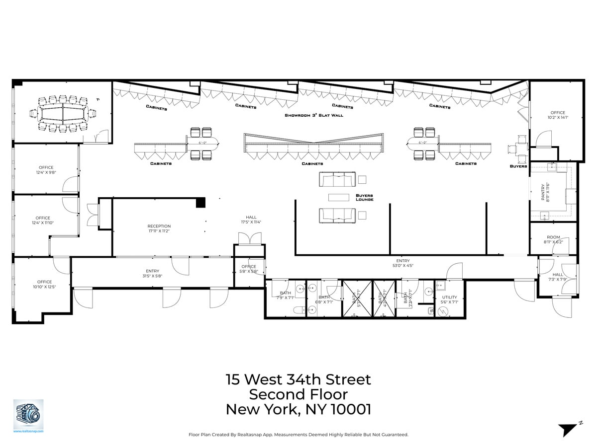 15 W 34th St, New York, NY 10001 - Unit 2 -  - Floor Plan - Image 2 of 13