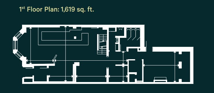 1425 Rue Bishop, Montréal, QC à louer Plan d’étage- Image 1 de 1