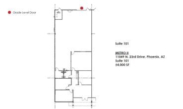 11049 N 23rd Dr, Phoenix, AZ for lease Floor Plan- Image 1 of 2