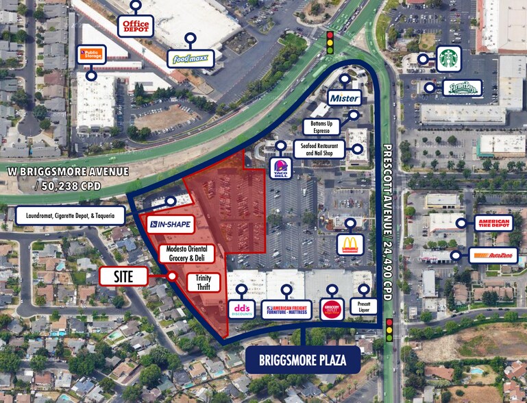 1800 Prescott Rd, Modesto, CA à vendre - Photo du bâtiment - Image 2 de 5