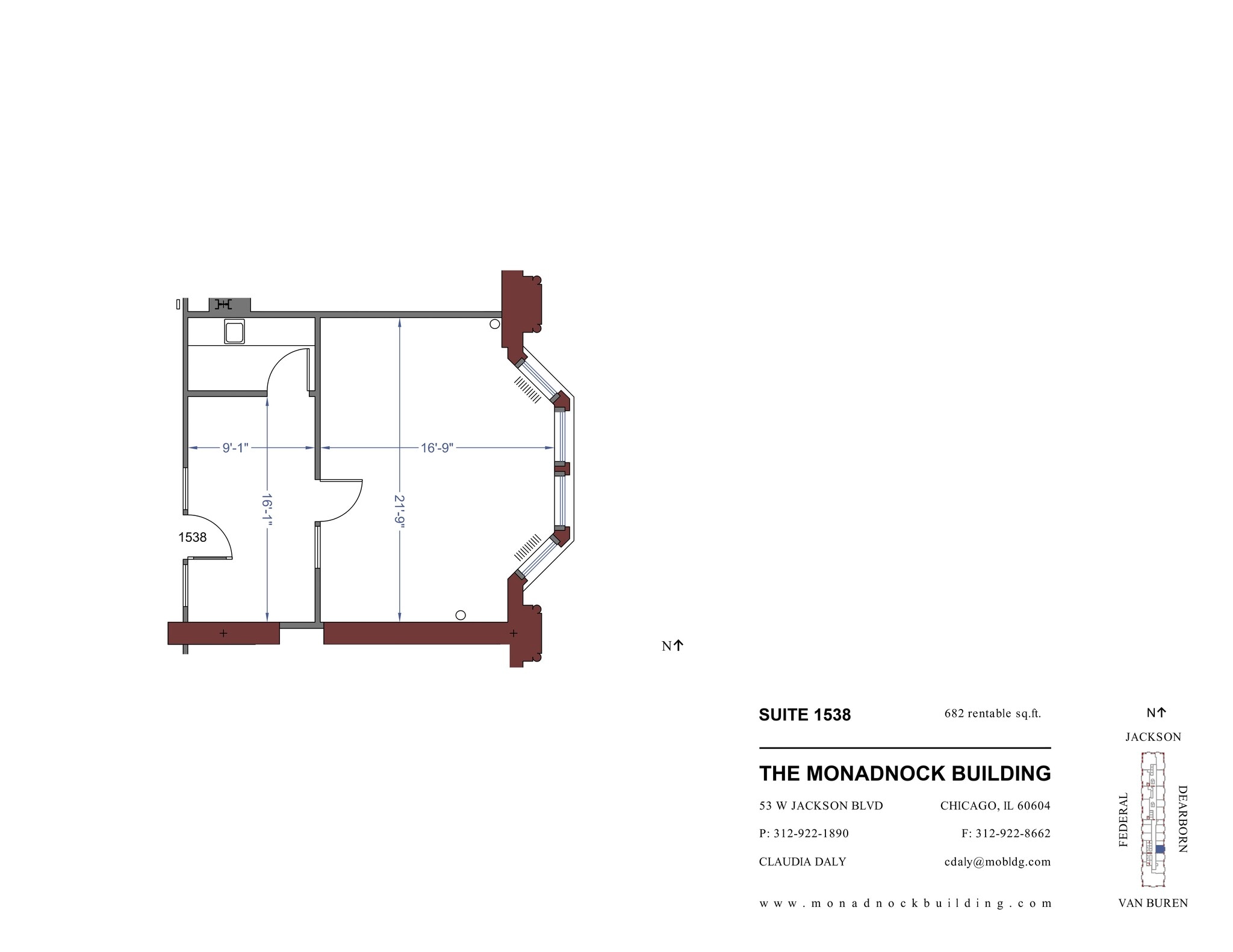 53 W Jackson Blvd, Chicago, IL for lease Site Plan- Image 1 of 1