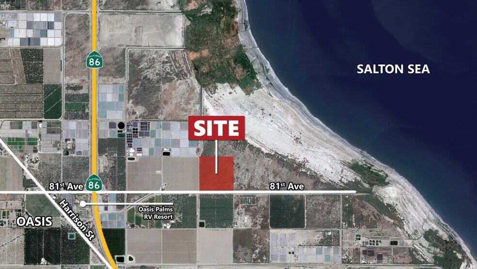 81th Ave, Thermal, CA à vendre - Aérien - Image 2 de 4